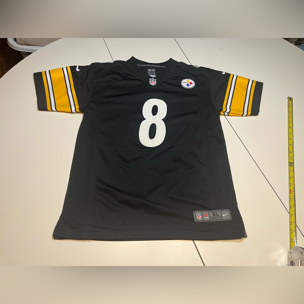 Pittsburgh Steelers #8 Kenny Pickett QB youth 18/20 XL jersey NFL